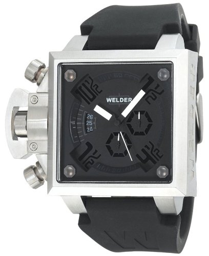 K25B Series Black Dial Black Strap Stainless Steel Case Chronograph