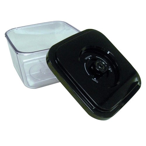 VacMaster 87653 Vacuum Marinator 2-1/2-Quart with Black Lid