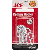 Ace Ceiling Hook .080 Wire Dia. 3 8 Threaded