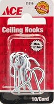 Gilmour Ace Ceiling Hook .080 Wire Dia. 3/8 Threaded