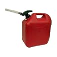 Blitz 81033 5 Gal Enviro-Flo Plus Gas Can - W/Flex Funnel & Id Tag