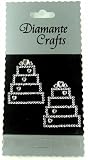 2 Clear Wedding Cakes Diamante Rhinestone Gems Embellishments