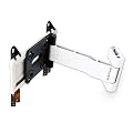Wei�e schwenkbare TV Wandhalterung PM-XFlat-20S (ultra flach). Nur 29mm Wandabstand bis 257mm ausziehbar, VESA 75 x 75 bis 200 x 200 auch 200 x 100 (entspricht 15-34 Zoll, auch 19, 22, 26 und 32). Wandhalter optimal f�r Plasma, LCD und LED Fernseher von Panasonic, Sony, Samsung, LG und Toshiba. Mit 25 kg Tragkraft eine f�r fast alle Flachbildfernseher geeignete Halterung. +/-90� schwenkbar. Farbe: Wei�. Original PureMounts Wandhalterungen.