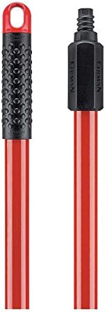 Handle, Steel, Red/Black, 60 In. L