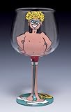 Santa Barbara WIN-7710A Alice Art Wine Glass, Sonny Burns
