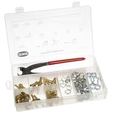 Oetiker 18500106 Welding Hose Repair Kit (2-Ear & Twin clamps, zinc plated, with brass fittings & standard jaw pincers)
