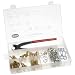 Oetiker 18500106 Welding Hose Repair Kit (2-Ear & Twin clamps, zinc plated, with brass fittings & standard jaw pincers)
