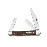 Case Cutlery 63087 Ss Brown Syn Medium Stock
