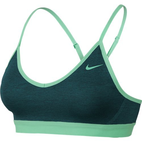 Nike Women Pro Indy Sports Bra Factor Heater, Teal, Green 620273-318