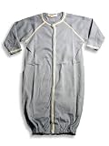 Little Mish Baby - Newborn Baby Boys Convertible Gown, Indigo Blue