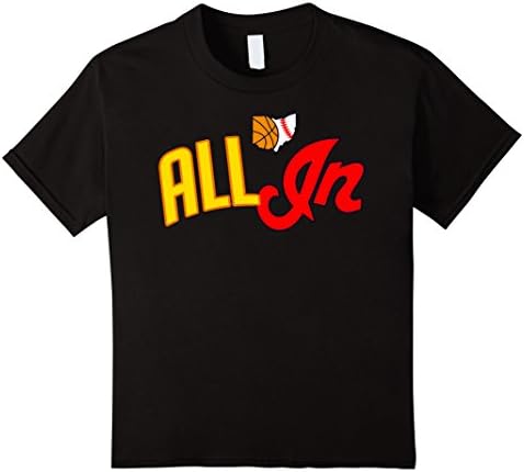 Kids ALL IN With The Tribe Cleveland T Shirt 8 Black