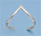 Sterling Silver Toe Ring - 2mm Band Width