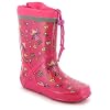 Princess Stardust 'Welly' Princess Stardust Printed Wellington With Adjustable Toggle - Pink