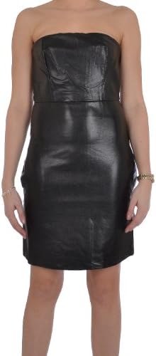 Miss Posh Womens Faux Leather Short Mini Dress - 8