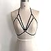 HOT Sale!Women Bandage Bra Bustier,Canserin Harness Elastic Cage Strappy Hollow Out (L, Black)