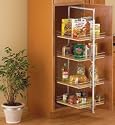 Center-Mount Pantry Roll-Out / Large / White
