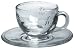 Kitchen & Housewares : La Rochère Glass Cup & Saucer, Espresso, Bee, 3 oz Set of 6
