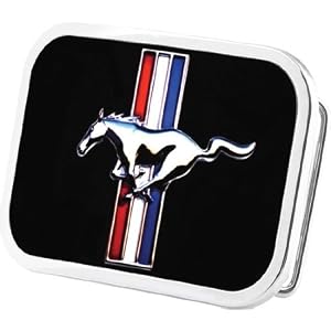 Ford Mustang Framed FCG Black Belt Buckle