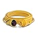 Marinco CS30-25 EEL Cordset, 30A 125V, 25', Yellow
