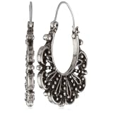 Lucky Brand Small Openwork Hoop Earrings