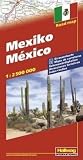Produkt-Bild: Hallwag Stra&szlig;enkarten, Mexiko: Stra&szlig;enkarte mit Sehensw&uuml;rdigkeiten, Reiseinformationen, Index. (Road Map)