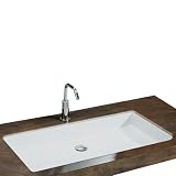 St. Thomas Creations 1380.100.01 Miro Box 80 Undermount Lavatory, White