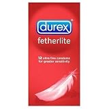 Durex Fetherlite Ultra Fine Condoms - 12 Pack