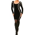 Blue Banana Silver Beaded Mini Dress or Top