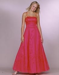Beaded Slit Tank  Polyester/Tulle  Ball Gown Evening Dress/Prom Dress 