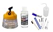 Airbursh Cleaning Kit with Airbursh Cleaning Solution, Cleaning Pot, and Cleaning Tools
