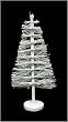 3' Pre-Lit White Country Twig Artificial Christmas Tree - Clear Lights