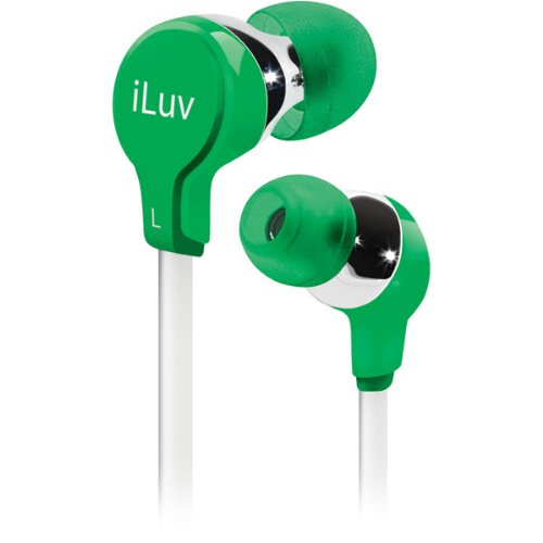 Green Comfort Earphones With Ear Tips