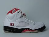 Nike Air Jordan Countdown Retro 5 Fire Red Only Style # 136027-163
