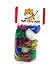 Tuff Kitty Puff Jumbo (2 inch) Sparkle Ball Cat Toy - Jumbo Fuzzy Sparkle for Playful Cats - Assorted Colors - 12Pack