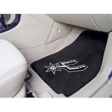 San Antonio Spurs NBA 2-Piece Printed Carpet Car Mats (18x27")"