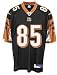 Search : Chad Johnson Cincinnati Bengals Youth Black NFL Equipment Replica Football Jersey By Reebok