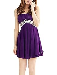 Shirred Above the Knee Off the Shoulder Chiffon  Dress