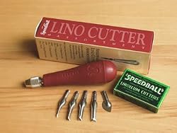 Speedball #1 Lino Cutter Assorted 4131- 1 each of Cutters #1, #2, #3