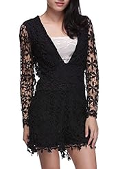 Sexy V-neck Lace Cocktail Bodycon Dress/Club Dress/Party Dress/Jumpsuit 