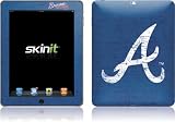 Skinit Atlanta Braves - Solid Distressed Vinyl Skin for Apple iPad 1