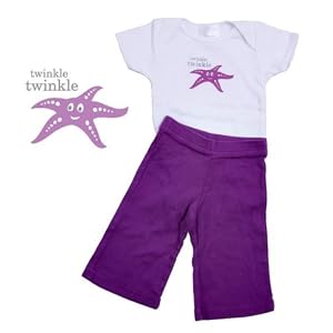 Buy One Acorn Short-Sleeve Tee Set - Purple Starfish, size 6-12 months by One Acorn