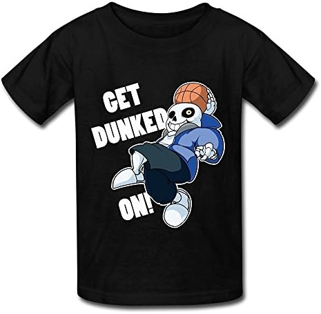 CaroStone Funny Undertale Sans Get Dunked On Tee Black For Youth Black Small