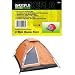 2 man dome tent with double door and mosquito net