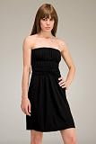 Juicy Couture - Juicy Modal Strapless Black Belt Dress