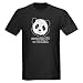 Never Say No To Panda Tv Dark T-Shirt by CafePress