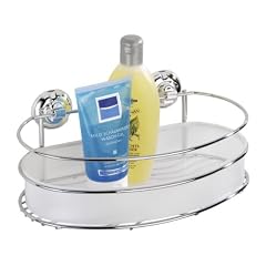 Wenko 16950100 Wandablage Milazzo Super-Loc - Befestigen ohne Bohren, Chrom-Kunststoff, 28 x 9 x 15 cm, wei�