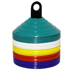 Optimum Marker Cones Set of 50 - Multi, One Size