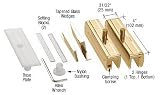 CRL Brass Madrid Series Hinge Kit by CR Laurence
