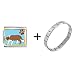 Saint Bernard Dog Italian Charm Bracelet
