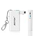 Bestek Mini Power Bank Handy Portable 1000mAh Charge Bank With Laser Light,Built-in Retractable Micro USB Cable for Samsung, HTC, Sony, Motorola, LG,Blackberry, Nokia, Portable Charger